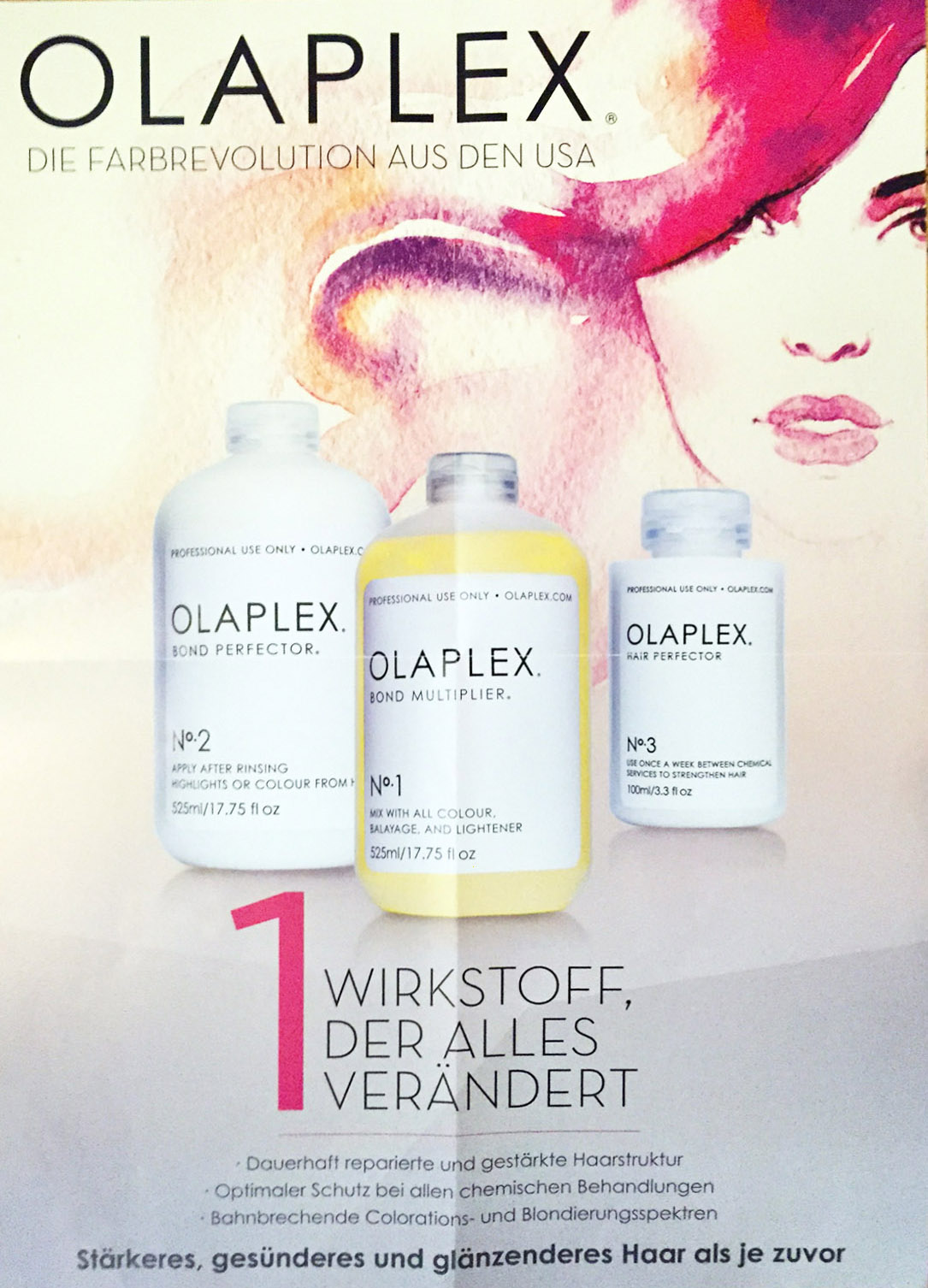 Die fertige Maske für das Haar wieder herstellend